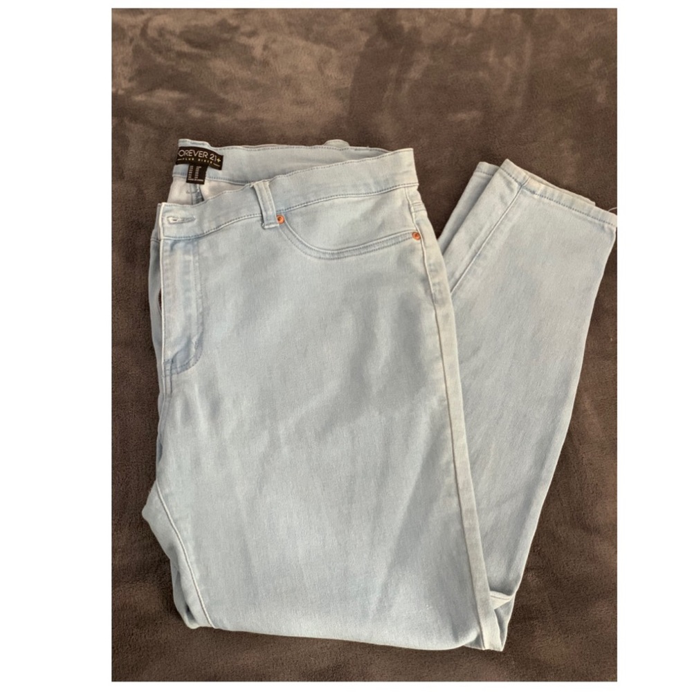 Forever 21+ Light Wash Jeans